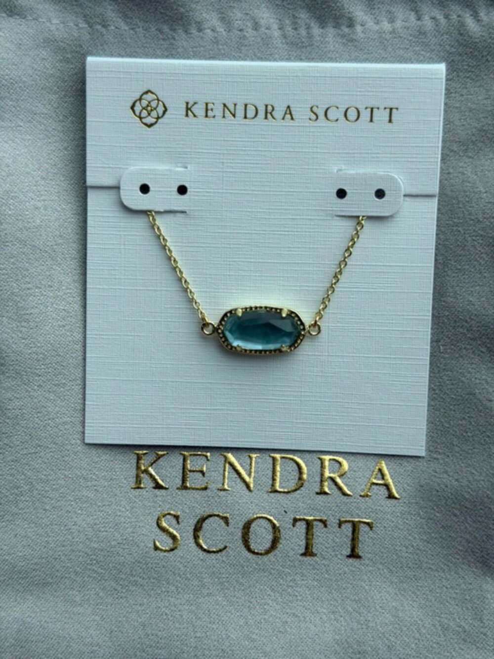 Kendra Scott Blue Pendant Bracelet